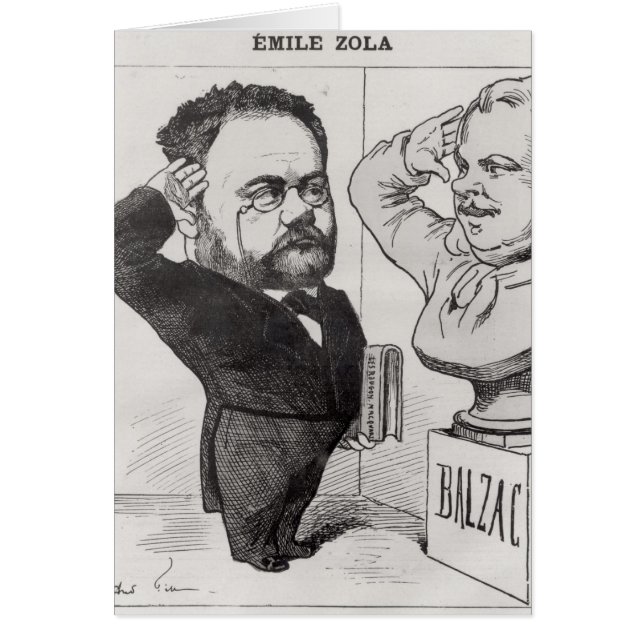Caricature of Emile Zola (Front)