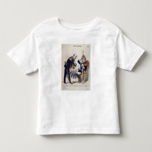 caricature of Kaiser Wilhelm  of Prussia Toddler T-shirt