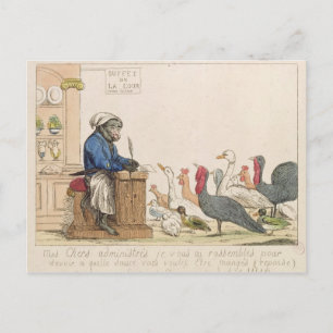 Caricature of the Assembly of Notables Postcard