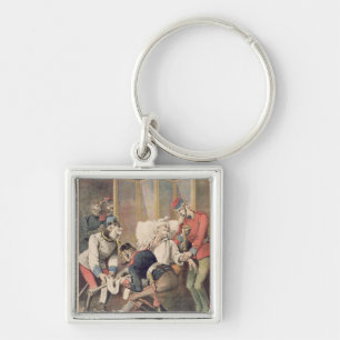 Caricature of the Triple Alliance Keychain