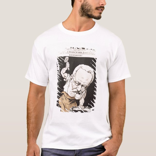 Caricature of Victor Hugo T-Shirt (Front)
