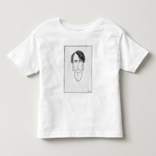 Caricature of W.B. Yeats, 1898 Toddler T-shirt