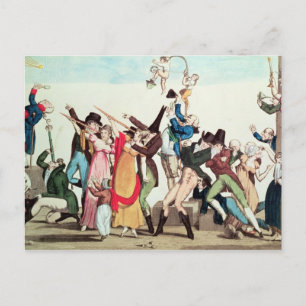 Caricature on the 1811 Comet, c.1811 Postcard