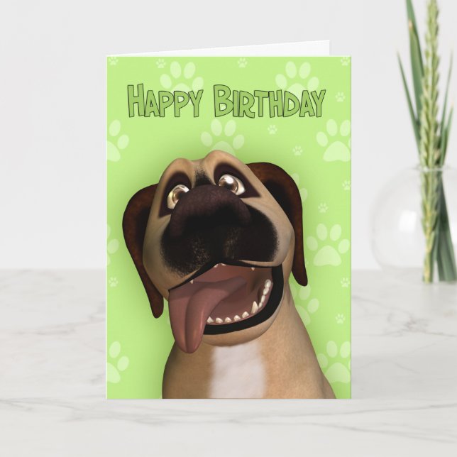 Caricature pour chien de Terrier frontalier Carte  (Devant)
