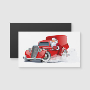 Caricature saluant carte de Noël