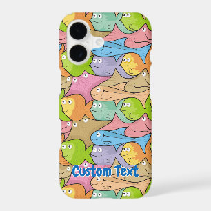 Caricature sur les poissons Coque-coque iphone Mat