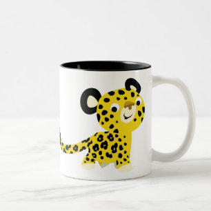 Caricature sympa Leopard Mug