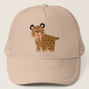 Caricature sympa Smilodon Casquette