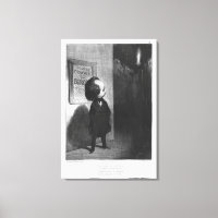 'Caricatures du jour', caricature of Victor Hugo