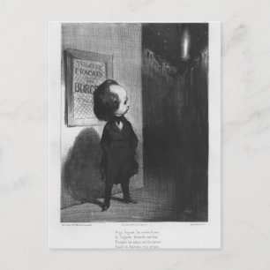 'Caricatures du jour', caricature of Victor Hugo Postcard