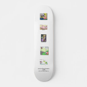 Caricatures Londons Times Sur Skateboard De Qualit