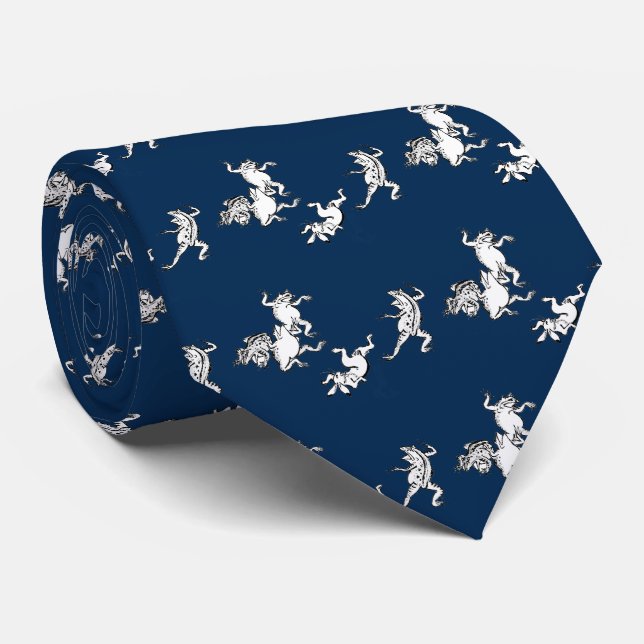 Caricatures of Animals, Chōjū-jinbutsu-giga Tie (Rolled)
