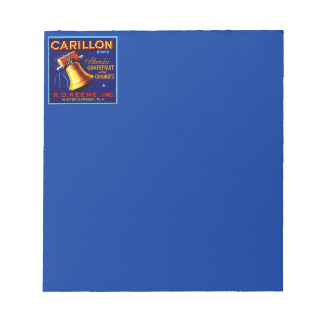 Carillon Florida Grapefruits Notepad (Front)
