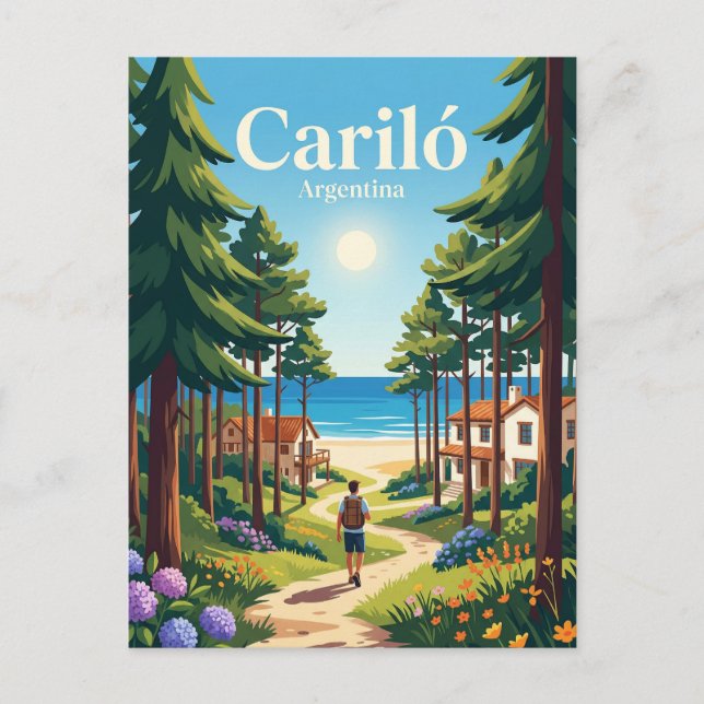 Cariló Argentina Postcard (Front)