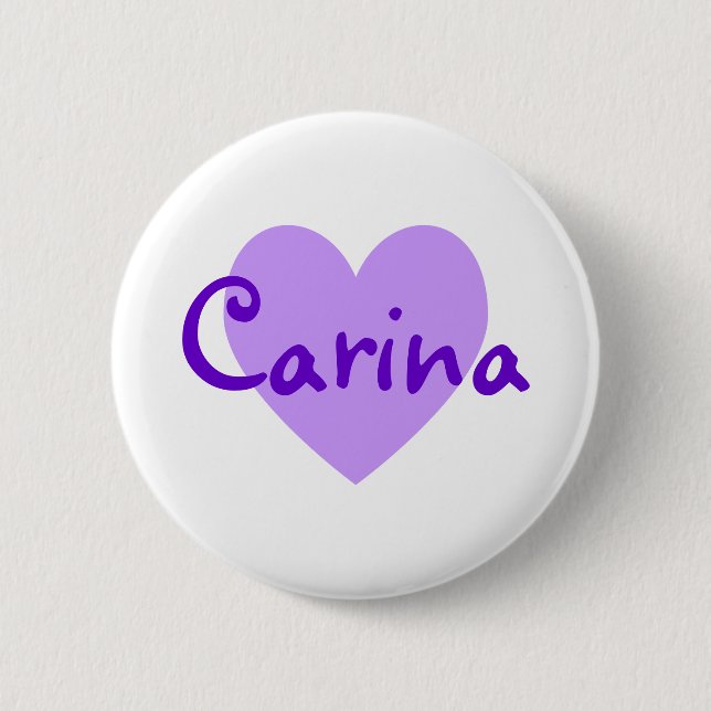 Carina in Purple 2 Inch Round Button (Front)