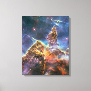 Carina Nebula by the Hubble Space Telescope Canvas Print