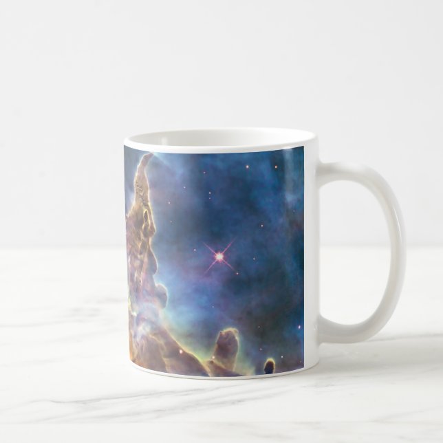 Carina Nebula by the Hubble Space Telescope Coffee Mug (Right)