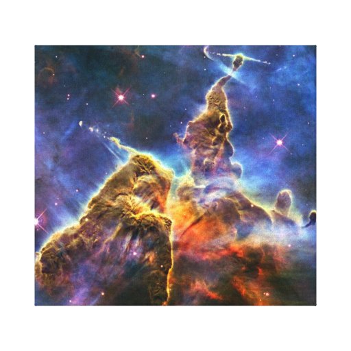 Carina Nebula (Hubble Telescope) Canvas Print