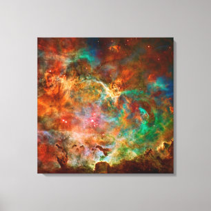 Carina Nebula in Argo Navis constellation Canvas Print