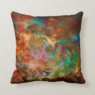 Carina Nebula in Argo Navis constellation Throw Pillow