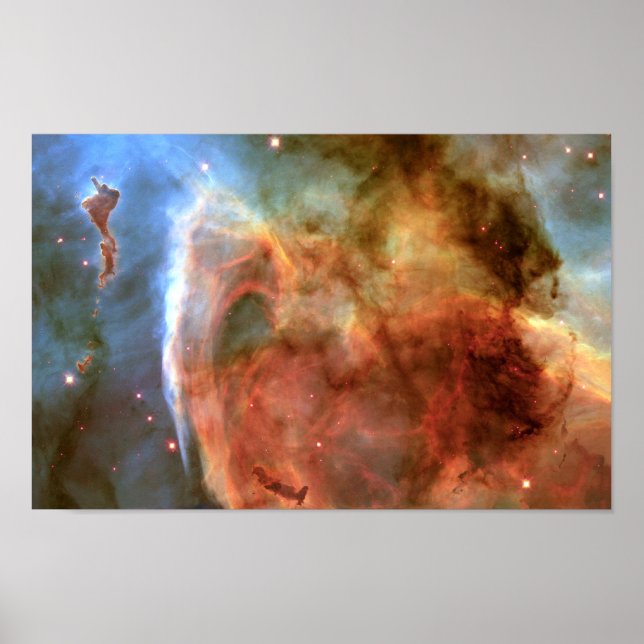 Carina Nebula Keyhole Detail Space Poster (Front)