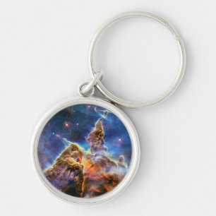 Carina Nebula Mystic Mountain Outer Space Photo Keychain