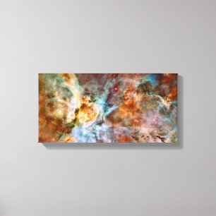 Carina Nebula NASA Hubble Telescope Space Photo Canvas Print