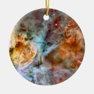 Carina Nebula NASA Hubble Telescope Space Photo Ceramic Ornament