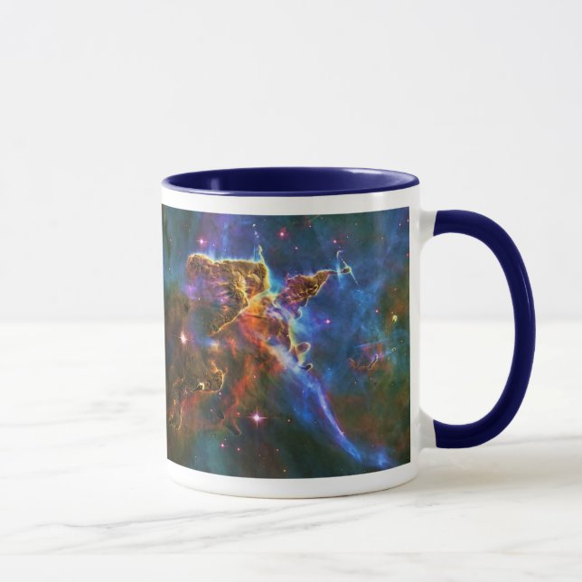 Carina Nebula, Star Forming Gas-cloud Sculpture Mug (Right)