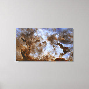 Carina Nebula Star-Forming Pillars Canvas Print