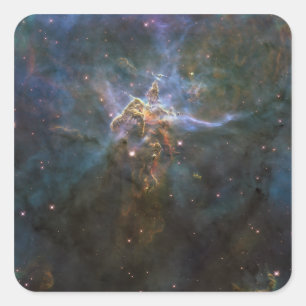 Carina Nebula Star-forming Pillars Square Sticker