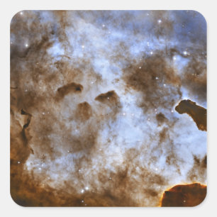 Carina Nebula Star-Forming Pillars Square Sticker