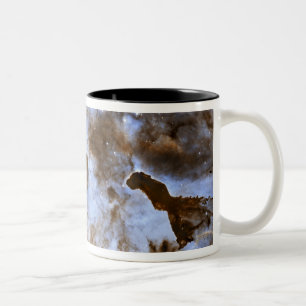 Carina Nebula Star-Forming Pillars Two-Tone Coffee Mug