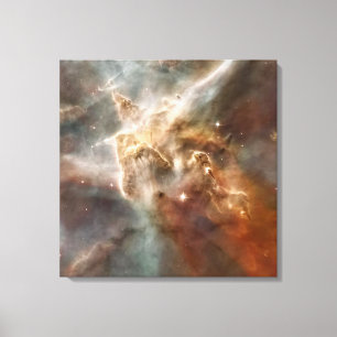 Carina Nebula Star-Forming Region Detail Canvas Print