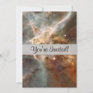 Carina Nebula Star-Forming Region Detail Invitation