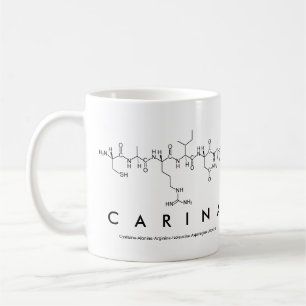 Carina peptide name mug