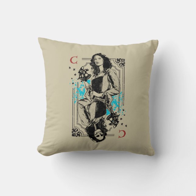 Carina Smyth - Fearsomely Beautiful Throw Pillow (Front)