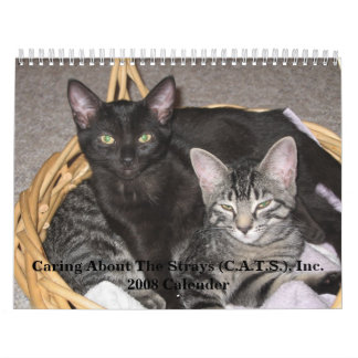 Caring About The Strays 2008 Wall Calender Calendar