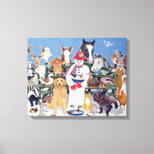 Caring Canvas Print