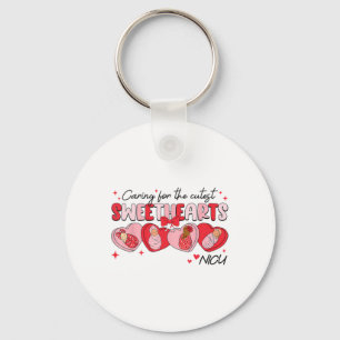 Caring For Sweethearts Nicu Nurse Valentine Swaddl Keychain