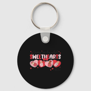Caring For Sweethearts Nicu Nurse Valentine Swaddl Keychain