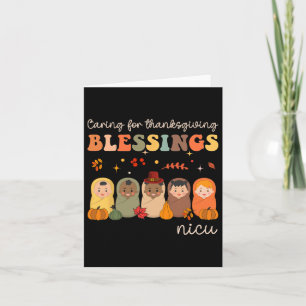 Caring For Thanksgiving Blessings Neonatal Nicu Nu Card
