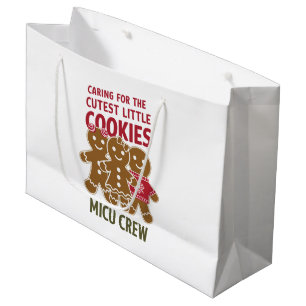 Caring For The Cutest Little Cookies Nicu Nurse Large Gift Bag