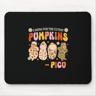 Caring For The Cutest Pumpkin Picu Fall Thanksgivi Mouse Pad