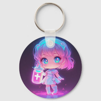 Caring Hands, Healing Hearts Keychain