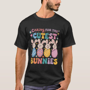 Caring Nicu Nurse Celebrating Easter With Cutest M T-Shirt