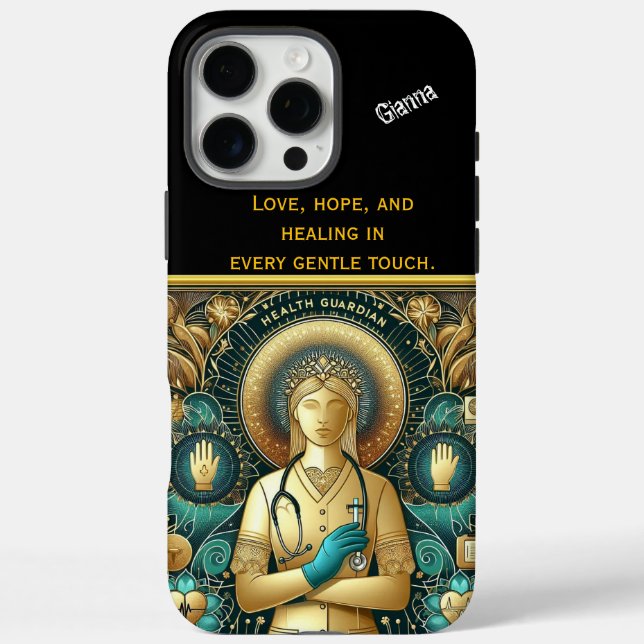 Caring Nurse Practitioner Shows Compassion Case-Mate iPhone Case (Back)