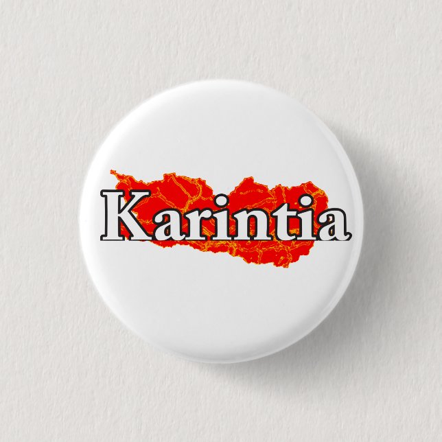 Carinthia 1 Inch Round Button (Front)
