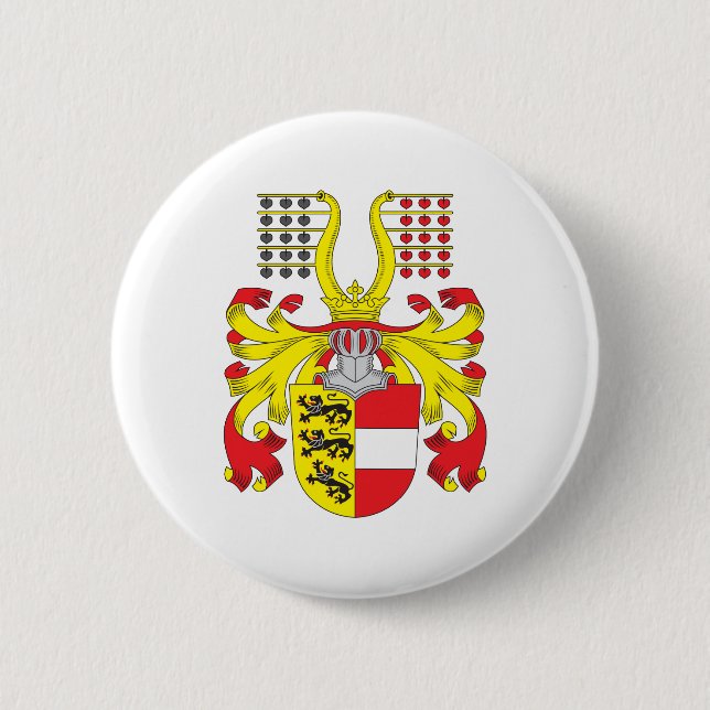 Carinthia Coat Of Arms 2 Inch Round Button (Front)