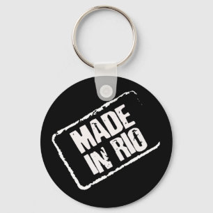 CARIOCA MADE IN RIO STAMP KEYCHAIN